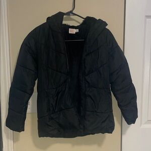 Wonderkids Black Puffer Jacket for Kids